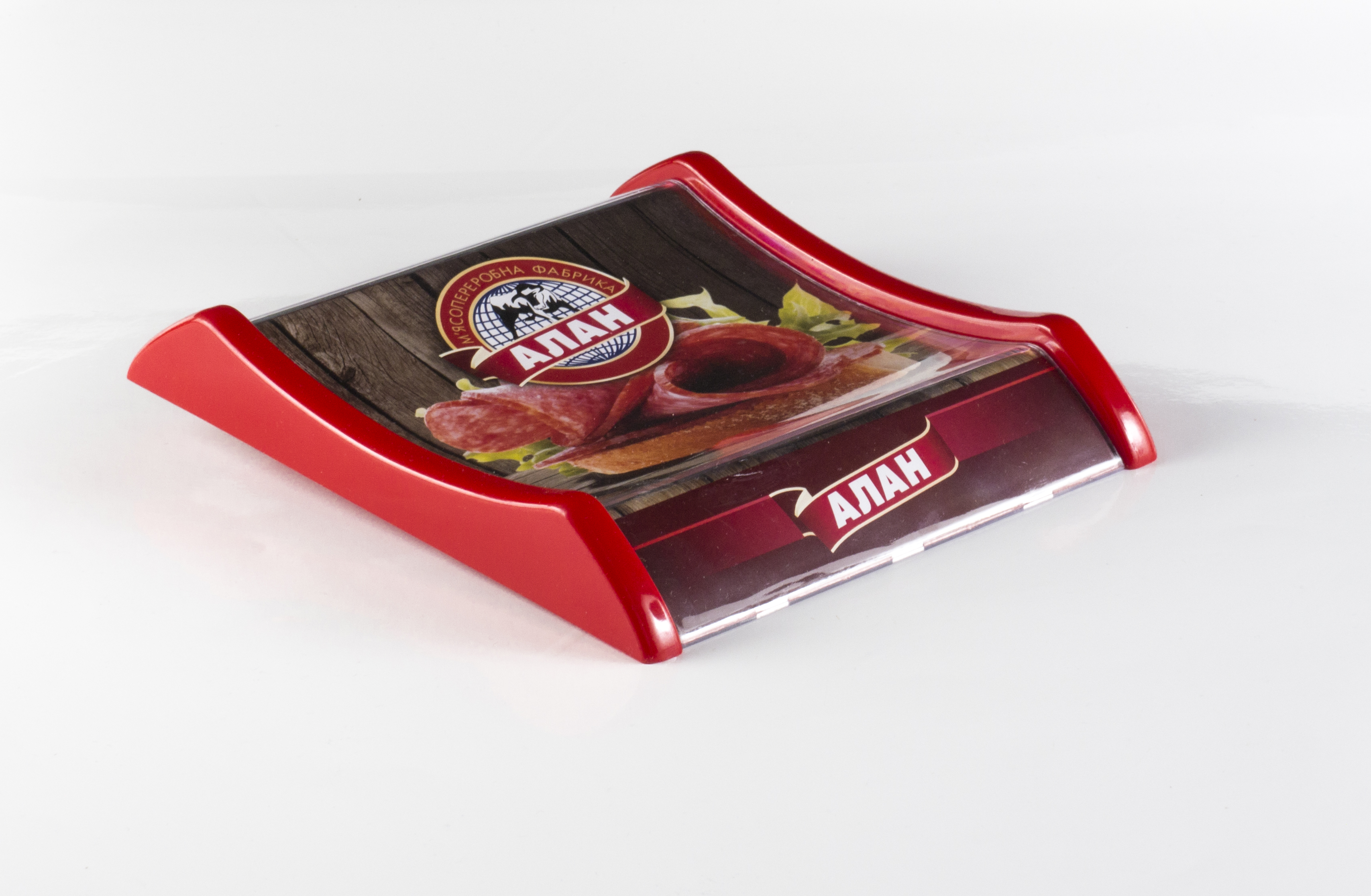 Plastic cash tray Red